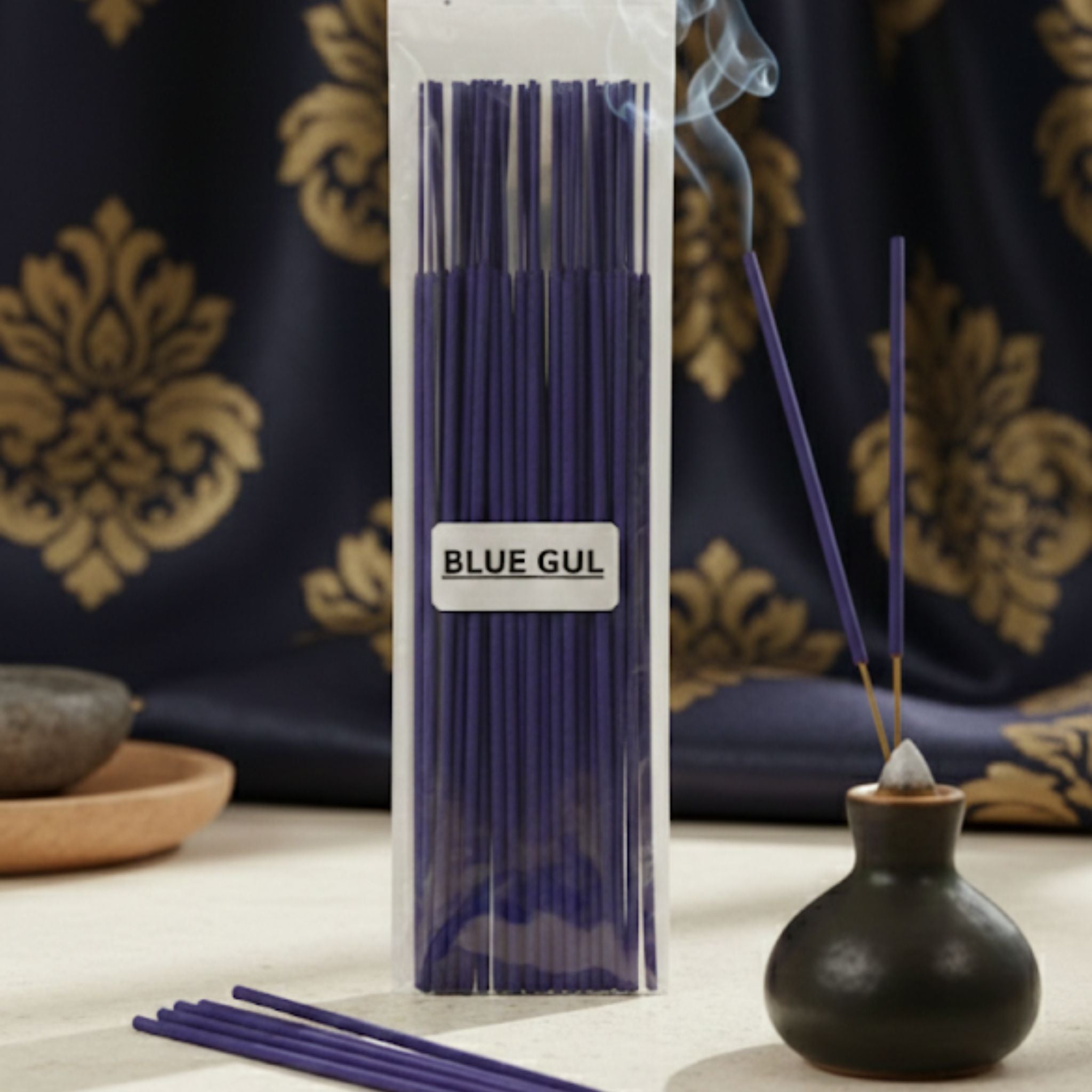 Blue Gul Incense Sticks – Fresh Floral Long Lasting Agarbatti for Home & Meditation